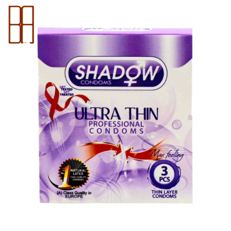کاندوم شادو مدل ULTRA THIN بسته 3 عددی